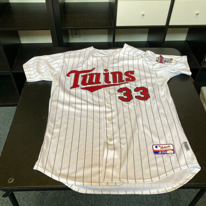 Justin Morneau Signed Authentic 2009 Minnesota Twins Game Model Jersey JSA COA