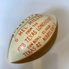 1978 Texas Longhorns Team Signed Autographed Football 50+ Sigs JSA COA