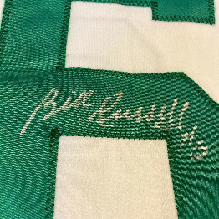 Bill Russell Signed Authentic Boston Celtics Game Used Jersey JSA & MEARS COA