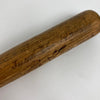 Honus Wagner & Hack Wilson Signed 1930 Louisville Slugger Mini Baseball Bat JSA