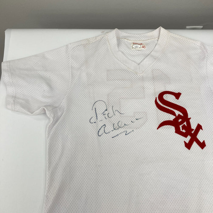 Dick Richie Allen Signed Game Used 1970's White Sox Batting Practice Jersey JSA