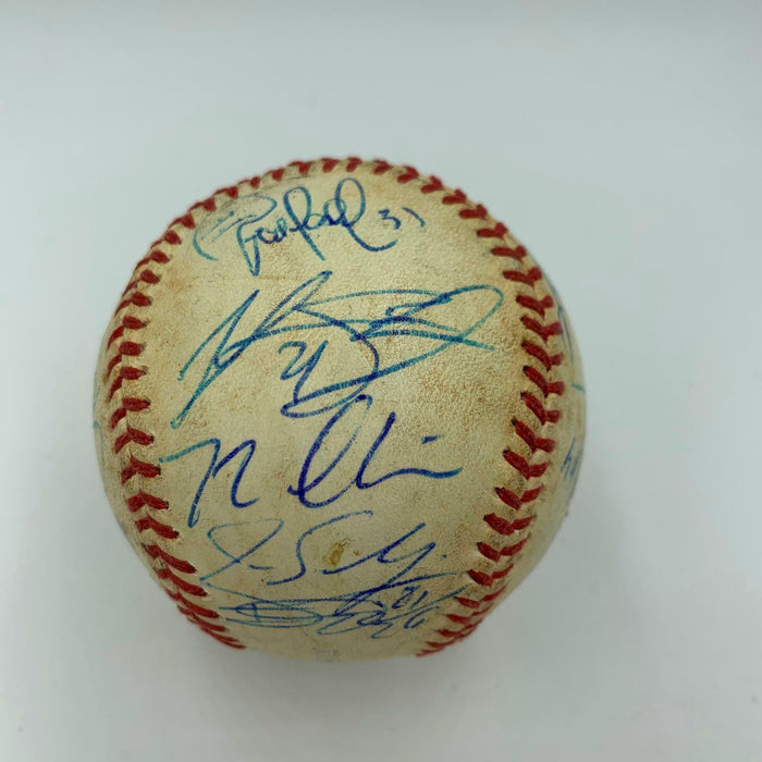 2016 Houston Astros Team Signed Game Used 50th Anniversary MLB Baseball JSA COA