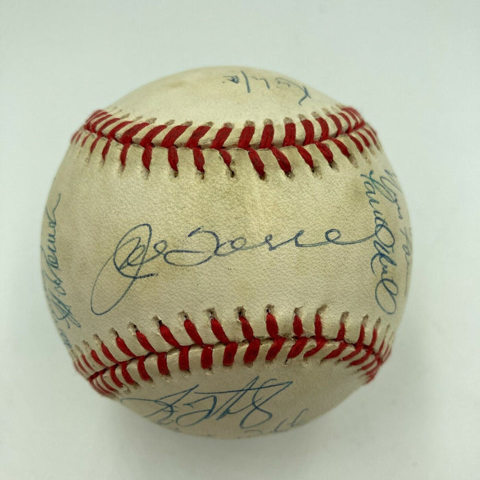 1998 New York Yankees World Series Champs Team Signed Baseball Derek Jeter JSA