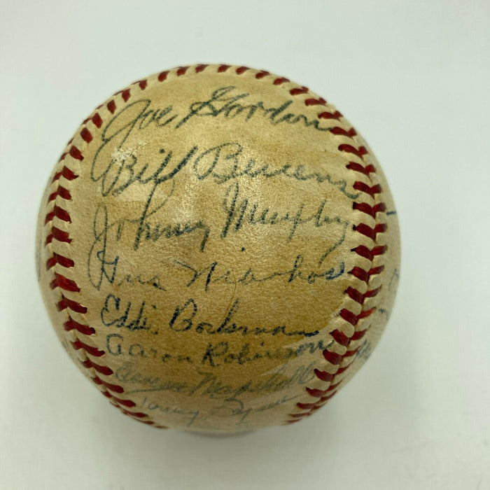 1946 New York Yankees Team Signed American League Baseball Joe Dimaggio JSA