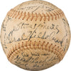 The Finest 1936 Cleveland Indians Team Signed Baseball Bob Feller Rookie PSA DNA