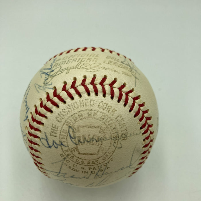 Gil Hodges Sweet Spot 1965 Washington Senators Team Signed AL Baseball JSA COA