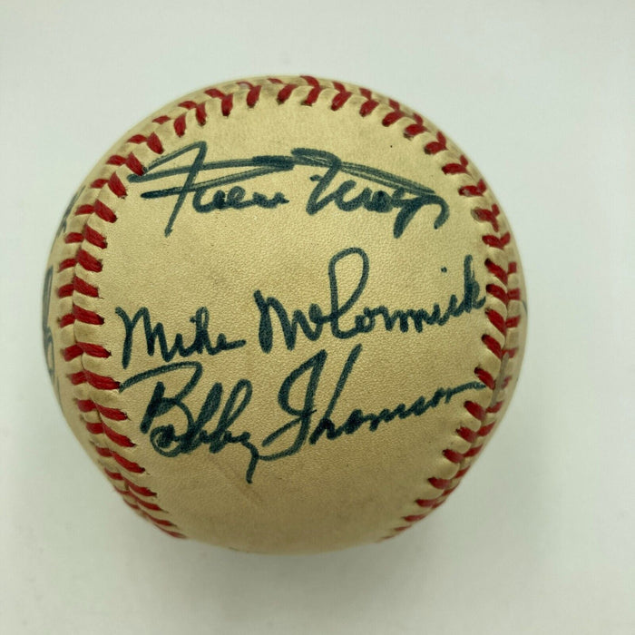 Willie Mays Willie Mccovey San Francisco Giants Legends Signed Baseball Beckett