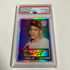 1952 Topps Willie Mays Signed RC 2001 Topps Chrome Archives Refractor PSA DNA
