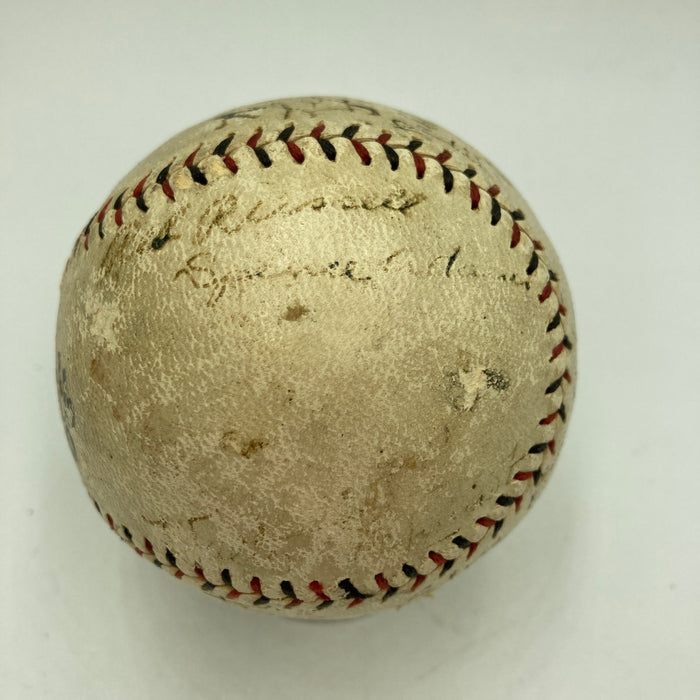 1923 Pittsburgh Pirates Team Signed Baseball Max Carey Rabbit Manville PSA DNA