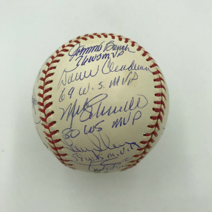 RARE World Series MVP's Multi Signed Baseball Bob Gibson 16 Sigs With JSA COA