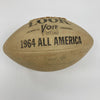 1964 All Americans Team Signed Football Fred Biletnikoff  Gale Sayers JSA COA