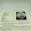Ted Williams Signed Official American League Baseball JSA COA