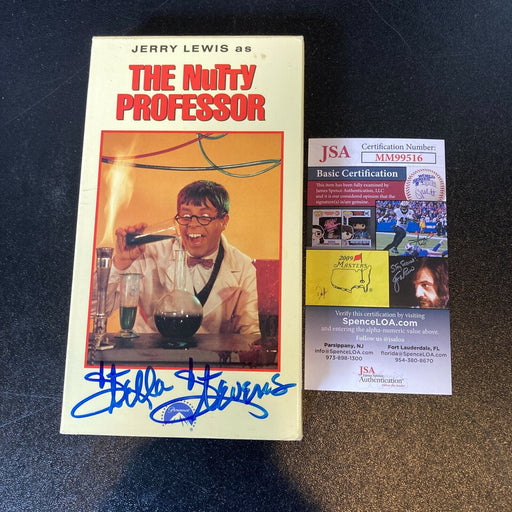 Stella Stevens Signed The Nutty Professor VHS Movie With JSA COA