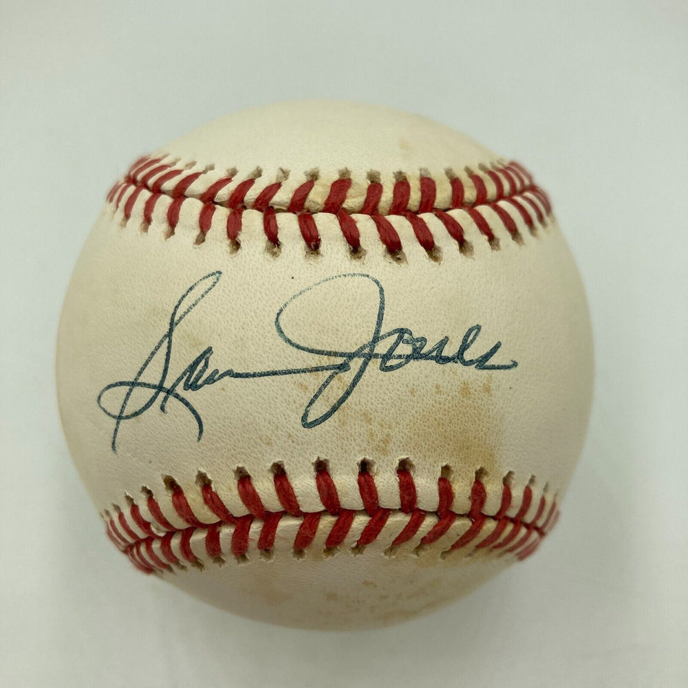 Sam Jones Signed American League Baseball Boston Celtics HOF JSA COA