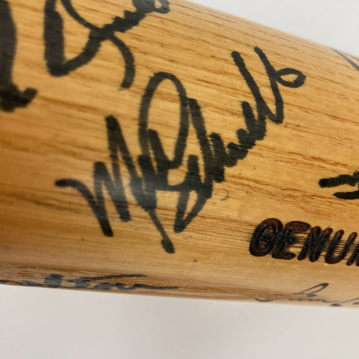 Mike Schmidt 1985 Philadelphia Phillies Team Signed Baseball Bat JSA COA