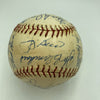 1962 New York Yankees W.S. Champs Team Signed Baseball Mickey Mantle JSA COA