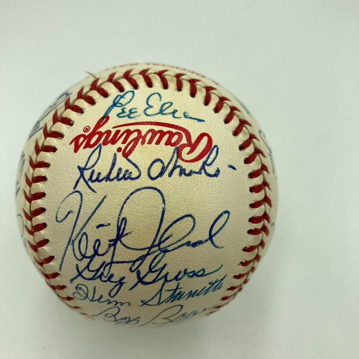 1980 Philadelphia Phillies World Series Champs Team Signed W.S. Baseball JSA COA