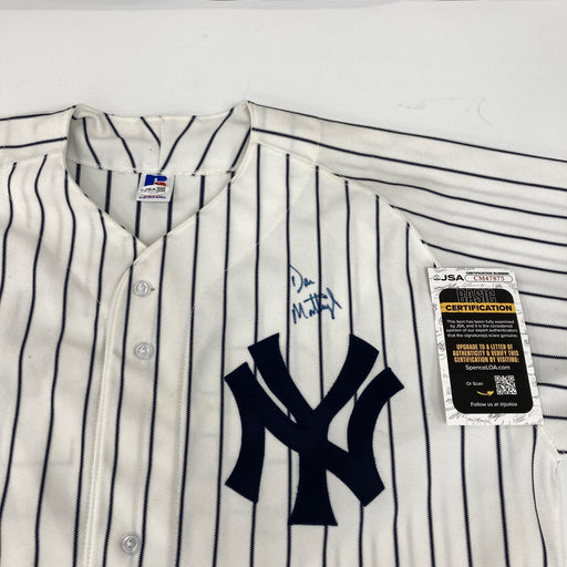 Don Mattingly Signed 1992 New York Yankees Game Model Russell Jersey JSA COA