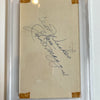 1940's Joe Dimaggio Playing Days Signed Autographed Vintage Index Card PSA DNA