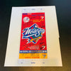 1998 Yankees Team Signed 14x18 Jumbo World Series Ticket Mariano Rivera Posada