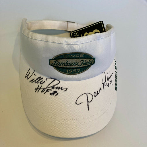 Willie Davis HOF 1981 Signed Green Bay Packers Lambeau Field Hat