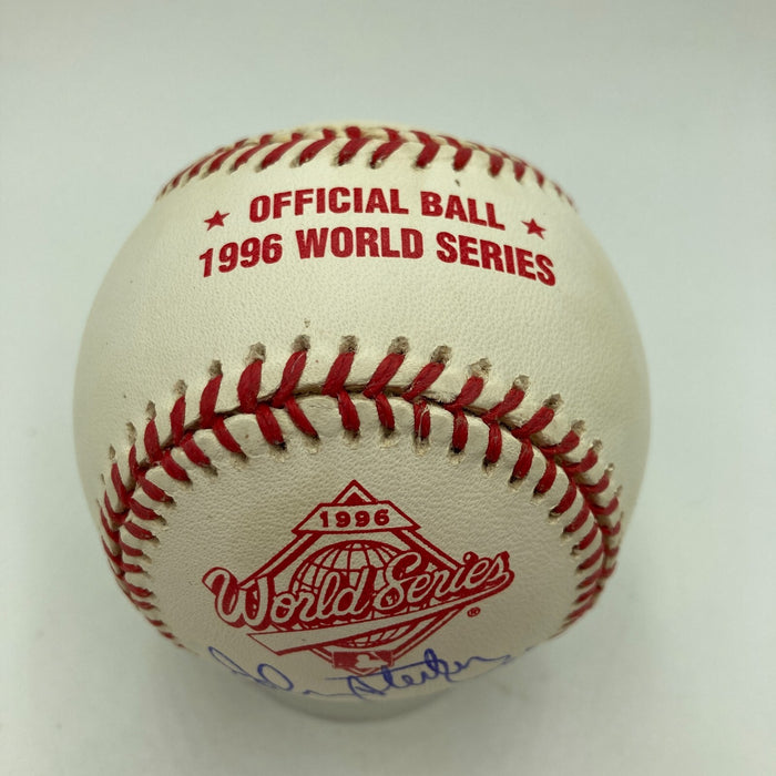 John Sterling 1998 W.S. Champs 125-50 Signed World Series Baseball JSA #MM99824