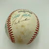 1977 New York Yankees World Series Champs Team Signed Baseball JSA COA