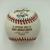 Willie Harris Game 4 G.W. Run Signed Official 2005 World Series Baseball JSA COA