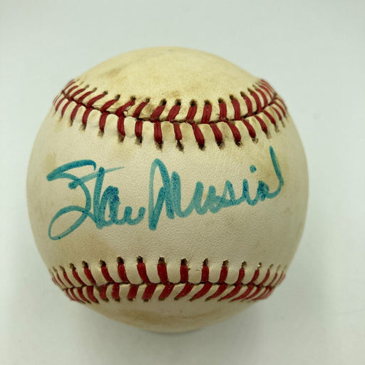 Stan Musial Signed Official National League Feeney Baseball PSA DNA COA