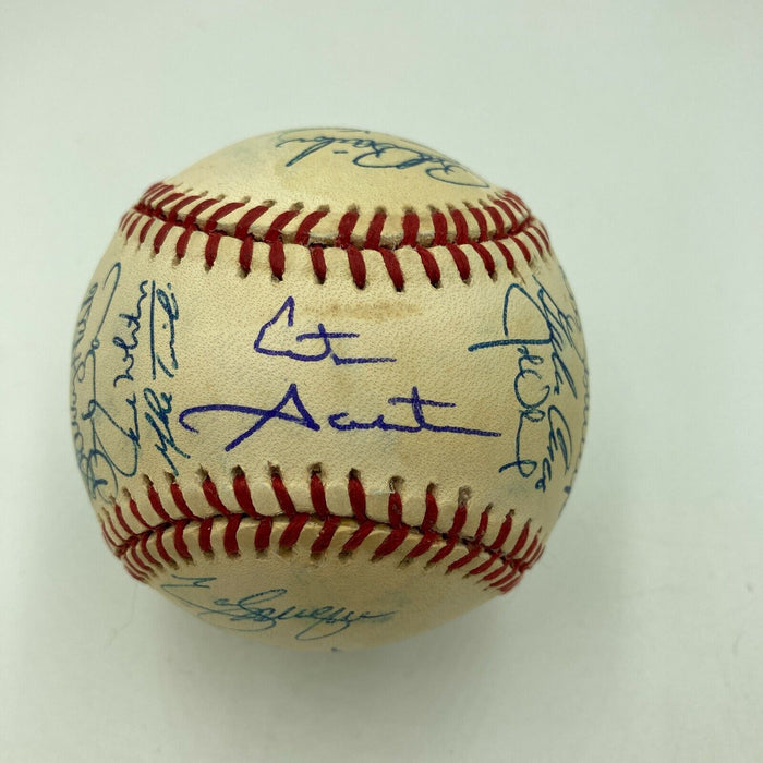 1993 Toronto Blue Jays World Series Champs Team Signed Baseball JSA COA