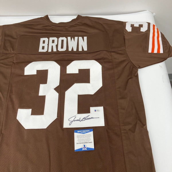 Jim Brown Signed Cleveland Browns Jersey With Beckett COA