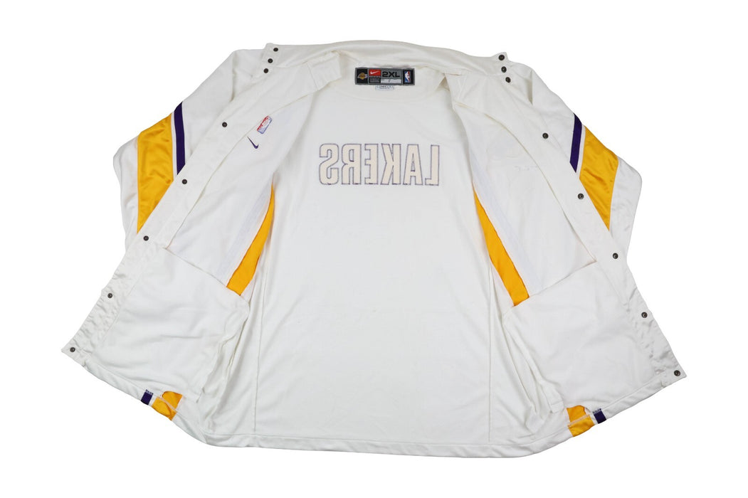 Kobe Bryant Signed Game Used 2002-03 Los Angeles Lakers Warm Up Suit PSA & JSA