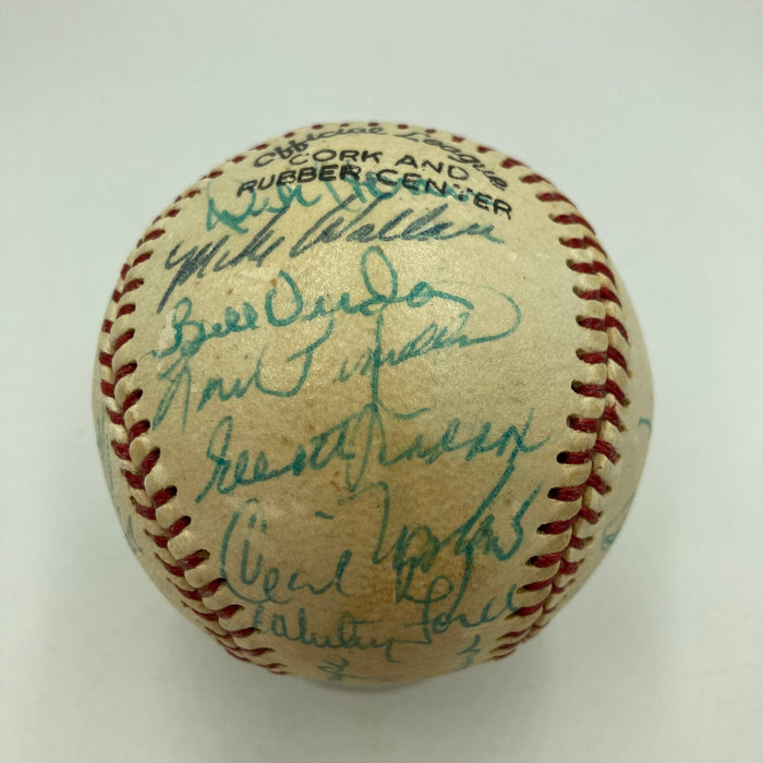 Thurman Munson 1974 New York Yankees Team Signed Baseball JSA COA