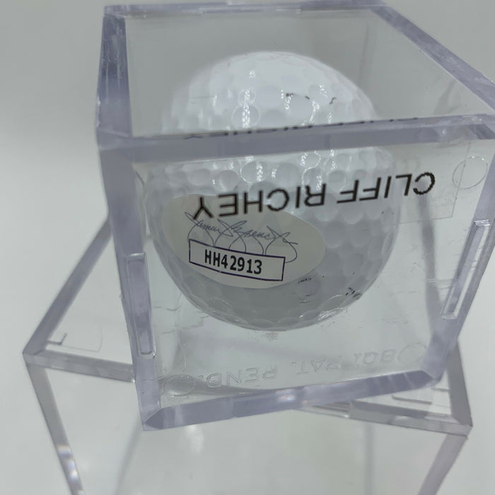 Cliff Richey Tennis Star Signed Autographed Golf Ball PGA With JSA COA