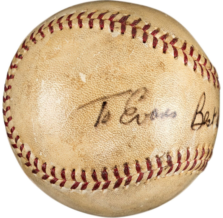 Tony Conigliaro Signed 27th Career Actual Home Run Game Used Baseball Beckett