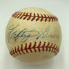 Lefty Grove Single Signed 1940's Official American League Harridge Baseball JSA