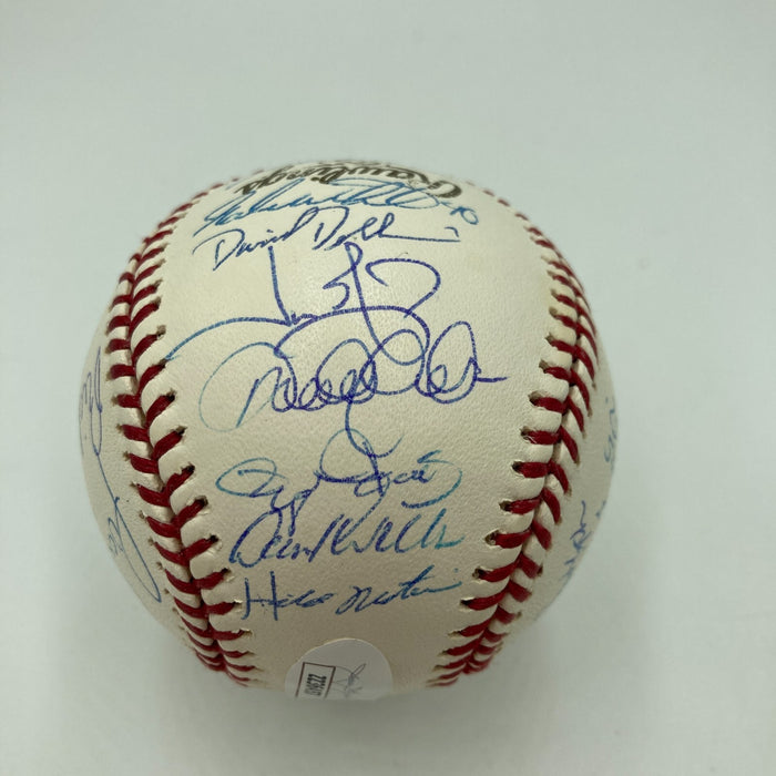 2003 New York Yankees Team Signed World Series Baseball Derek Jeter JSA COA