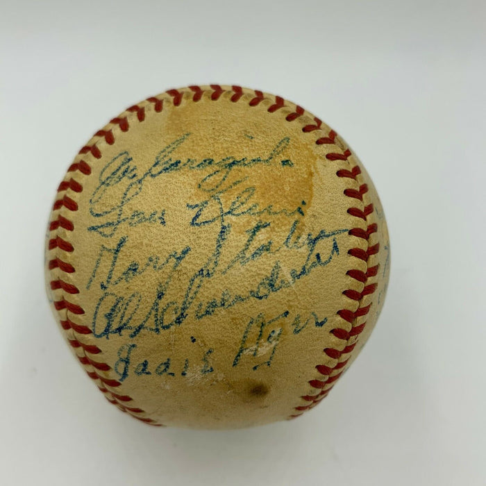 1949 St. Louis Cardinals Team Signed National League Baseball JSA COA Musial