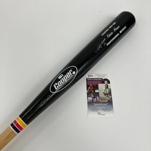 Roberto Alomar Signed Cooper Game Model Baseball Bat JSA COA