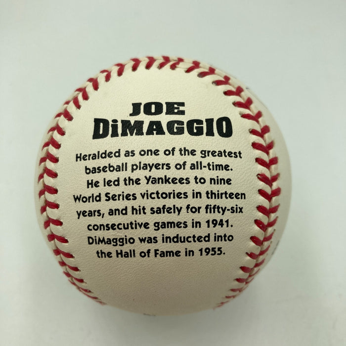 Beautiful Joe Dimaggio Signed American League Baseball PSA Graded MINT 9