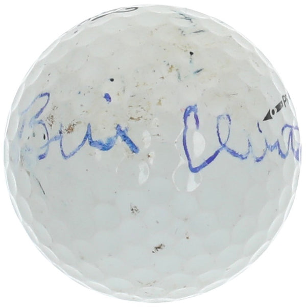 President Bill Clinton Signed Titleist 8 Golf Ball PSA DNA COA