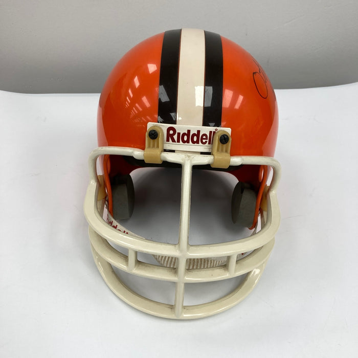 Otto Graham HOF 1965 NFL 75th Signed Cleveland Browns Full Size Helmet JSA COA