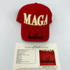 President Donald Trump Signed Make America Great Again MAGA Hat With JSA COA