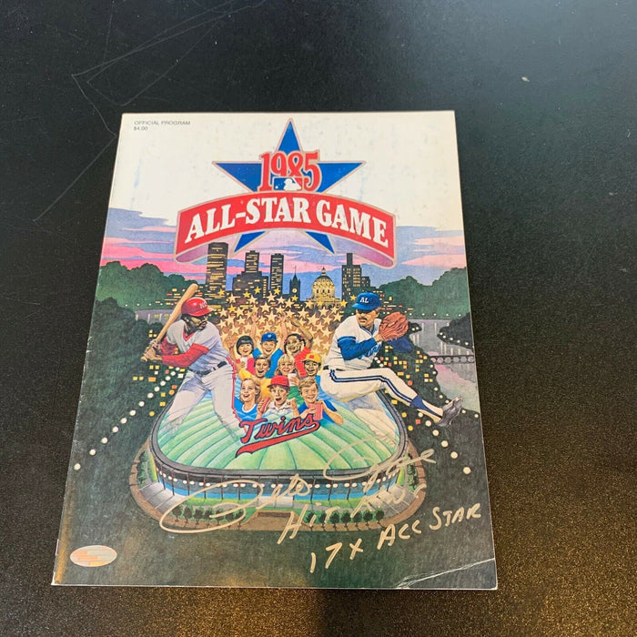 Pete Rose "Hit King 17 X AS" Signed Inscribed 1985 All Star Game Program Steiner