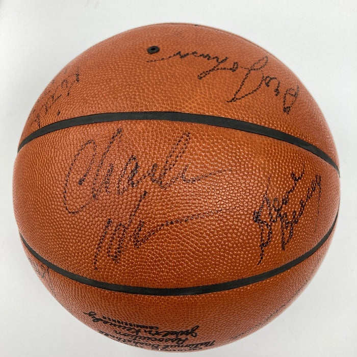1974-75 Golden State Warriors NBA Champs Team Signed Vintage Game Basketball JSA