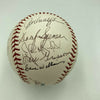 Willie Mays 1954 New York Giants World Series Champs Team Signed Baseball JSA