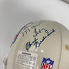 Johnny Unitas Joe Namath Len Dawson Hall Of Fame Multi Signed NFL Helmet JSA COA