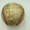 1942 New York Yankees AL Champs Team Signed Baseball Joe Dimaggio JSA COA