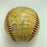 1953 New York Yankees World Series Champs Team Signed Baseball Mickey Mantle JSA
