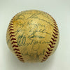 1953 New York Yankees World Series Champs Team Signed Baseball Mickey Mantle JSA
